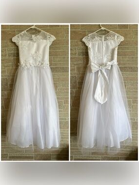 Petite Adele White Dress